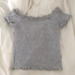 brandy melville off the shoulder top